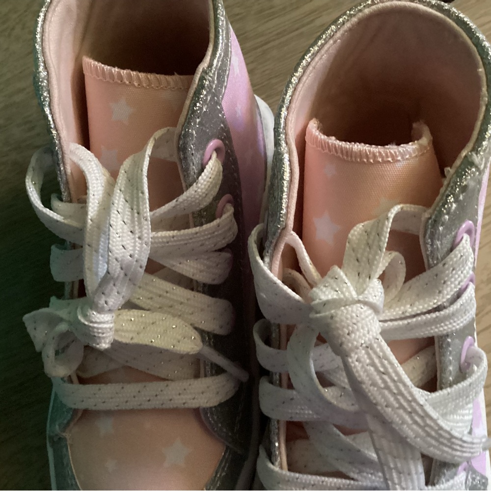 Grogu The Child Star Wars Toddler Girls Hightop Sneaker Size 9 - Picture 8 of 10